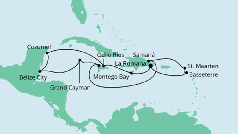 Karibik & Mexiko ab Dominikanische Republik