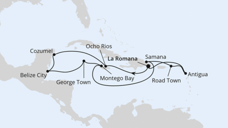 Mexiko & Karibik ab Dominikanische Republik Mexiko & Karibik ab Dominikanische Republik