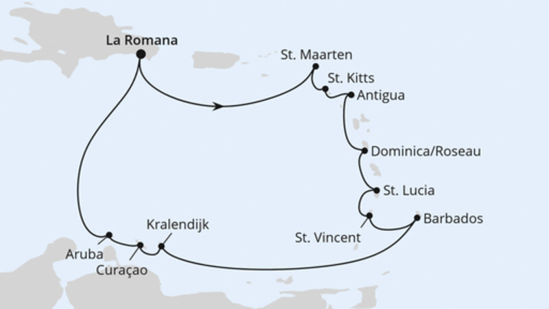 Karibische Inseln ab Dominikanische Republik 1 Karibische Inseln ab Dominikanische Republik 1