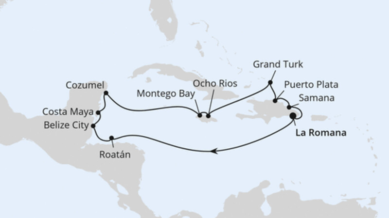 Mexiko & Karibik ab Dominikanische Republik Mexiko & Karibik ab Dominikanische Republik