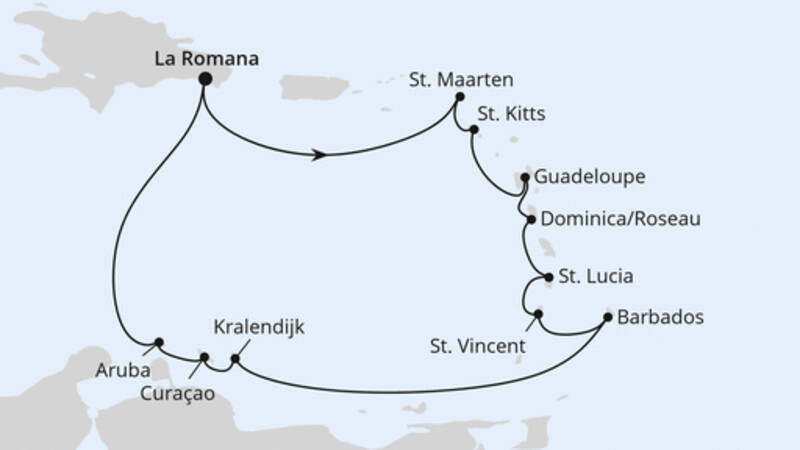 Karibische Inseln ab Dominikanische Republik 1 Karibische Inseln ab Dominikanische Republik 1