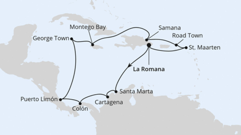 Karibik & Mittelamerika ab Dom. Republik 1 Karibik & Mittelamerika ab Dom. Republik 1