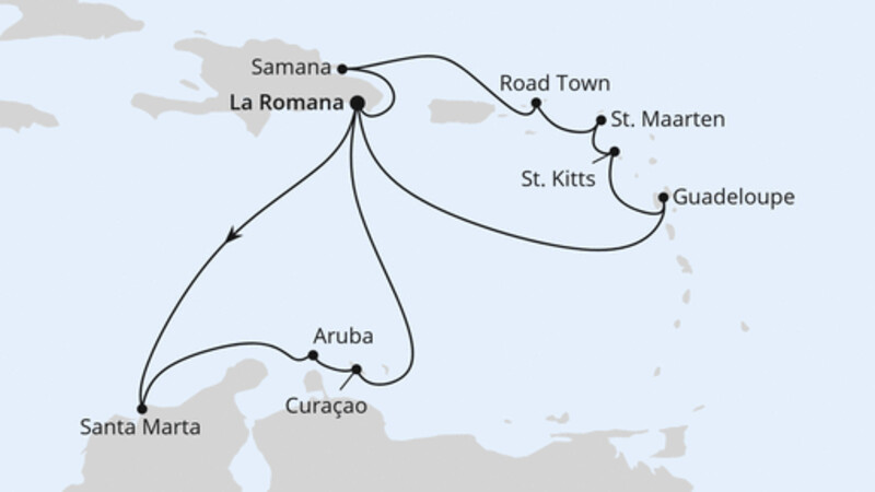 Karibische Inseln ab Dominikanische Republik 2 Karibische Inseln ab Dominikanische Republik 2