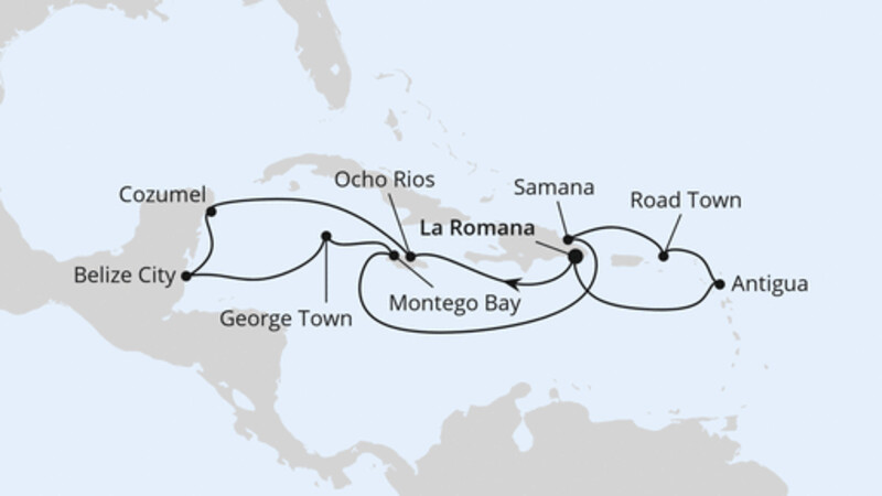 Mexiko & Karibik ab Dominikanische Republik Mexiko & Karibik ab Dominikanische Republik