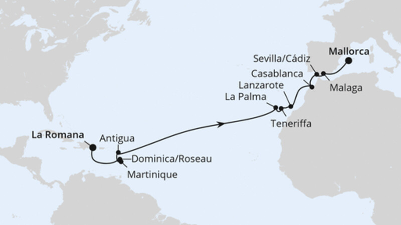 Von der Dominikanischen Republik nach Mallorca 2 Von der Dominikanischen Republik nach Mallorca 2