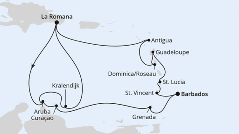Karibische-Insel-Rundreise Karibische-Insel-Rundreise