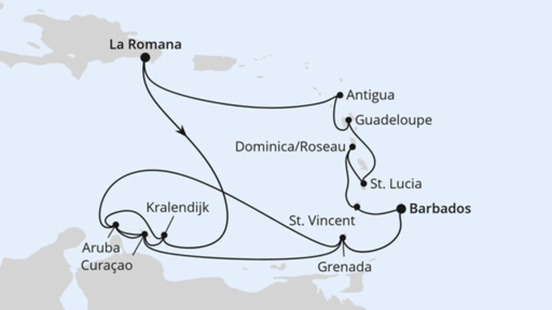 Karibische-Insel-Rundreise Karibische-Insel-Rundreise
