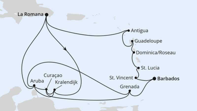Karibische-Insel-Rundreise Karibische-Insel-Rundreise