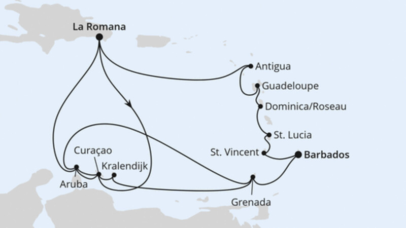 Karibische Insel-Rundreise Karibische Insel-Rundreise