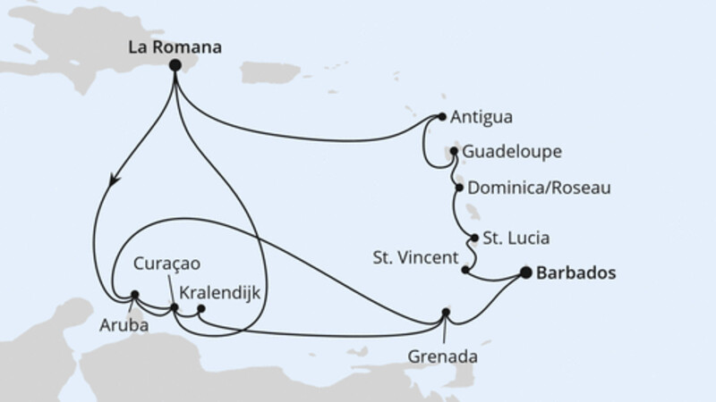 Karibische Insel-Rundreise Karibische Insel-Rundreise