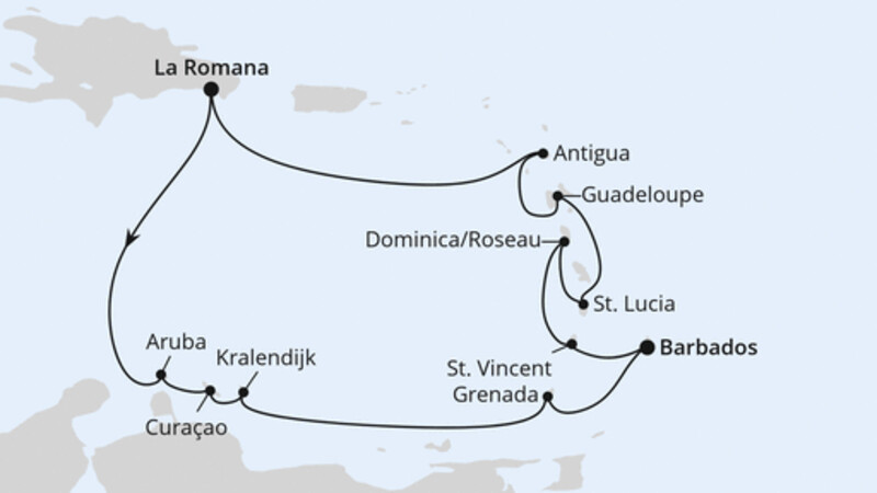 Karibische Insel-Rundreise Karibische Insel-Rundreise