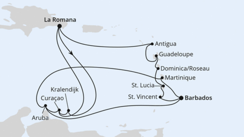 Karibische-Insel-Rundreise Karibische-Insel-Rundreise