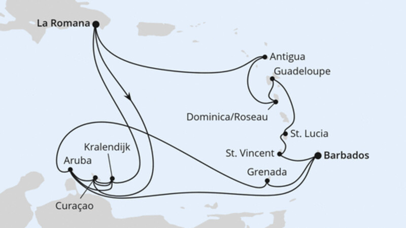 Karibische-Insel-Rundreise Karibische-Insel-Rundreise