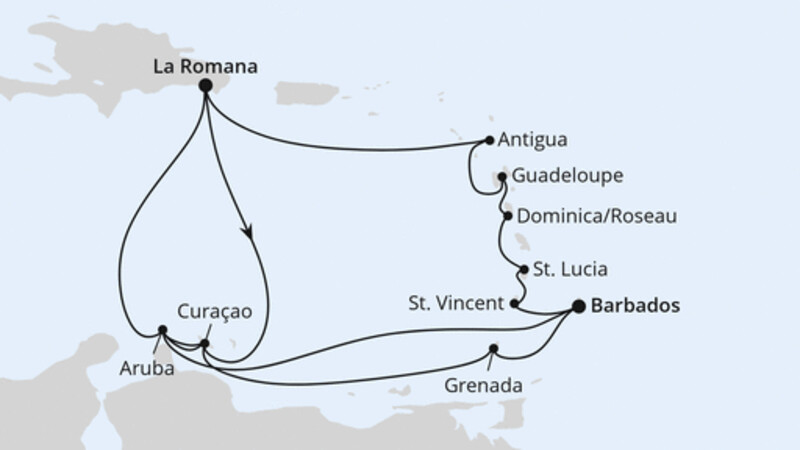 Karibische-Insel-Rundreise Karibische-Insel-Rundreise