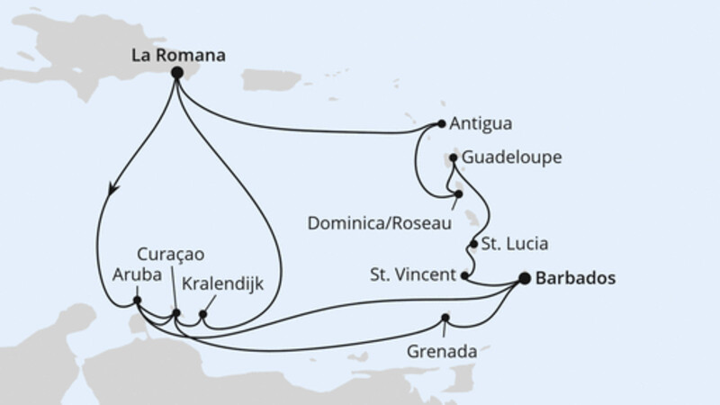 Karibische-Insel-Rundreise Karibische-Insel-Rundreise
