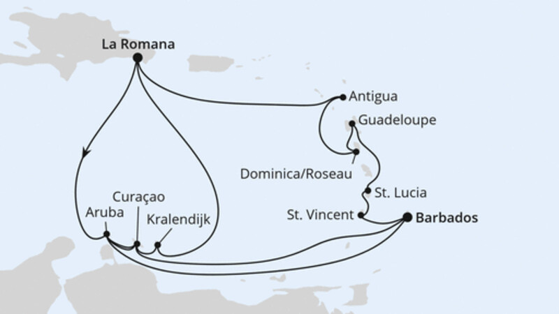 Karibische-Insel-Rundreise Karibische-Insel-Rundreise