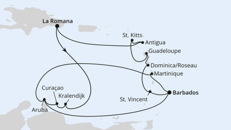 Karibische-Insel-Rundreise Karibische-Insel-Rundreise