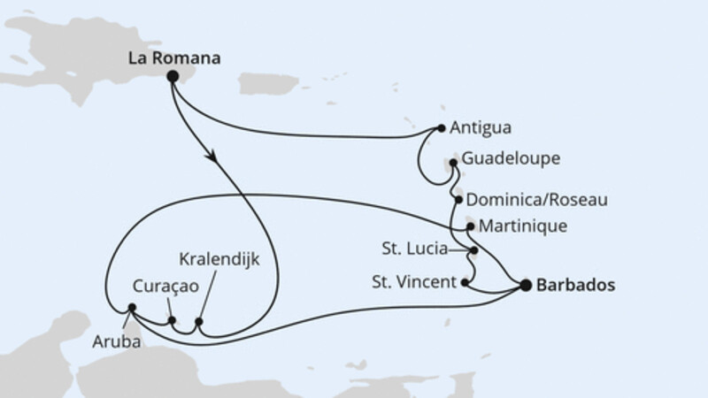 Karibische Insel-Rundreise Karibische Insel-Rundreise