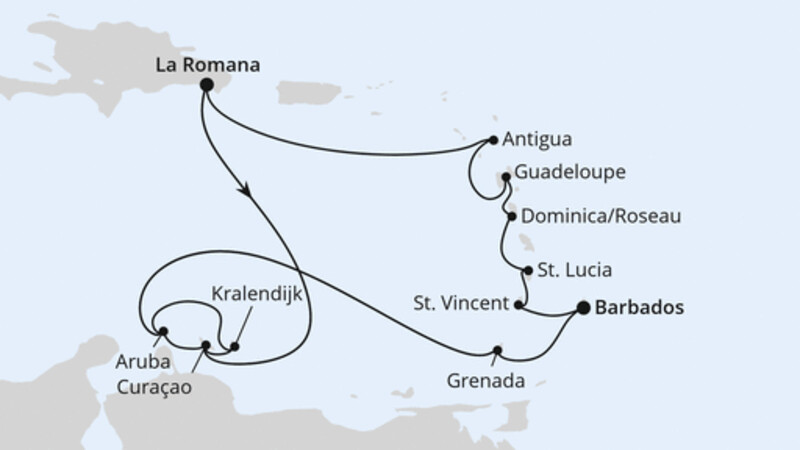 Karibische Insel-Rundreise Karibische Insel-Rundreise