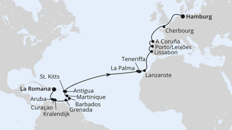 Von der Dominikanischen Republik nach Hamburg Von der Dominikanischen Republik nach Hamburg