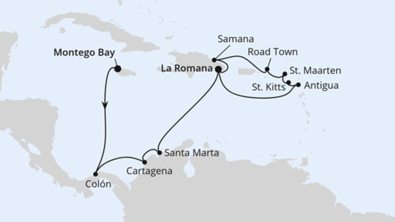 Mittelamerika & Karibische Inseln ab Jamaika