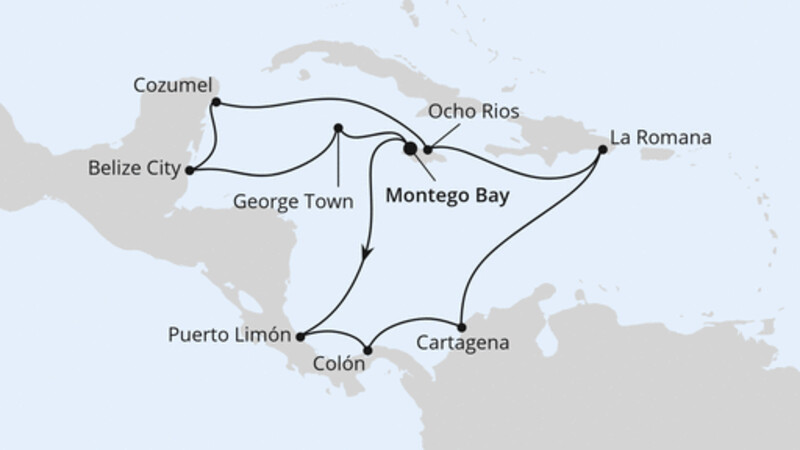 Mittelamerika & Mexiko ab Jamaika Mittelamerika & Mexiko ab Jamaika