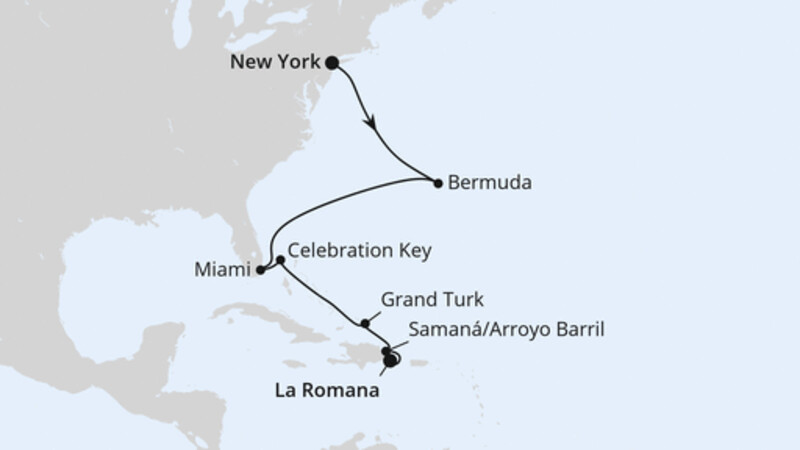 Bermuda, Florida & Bahamas ab New York Bermuda, Florida & Bahamas ab New York
