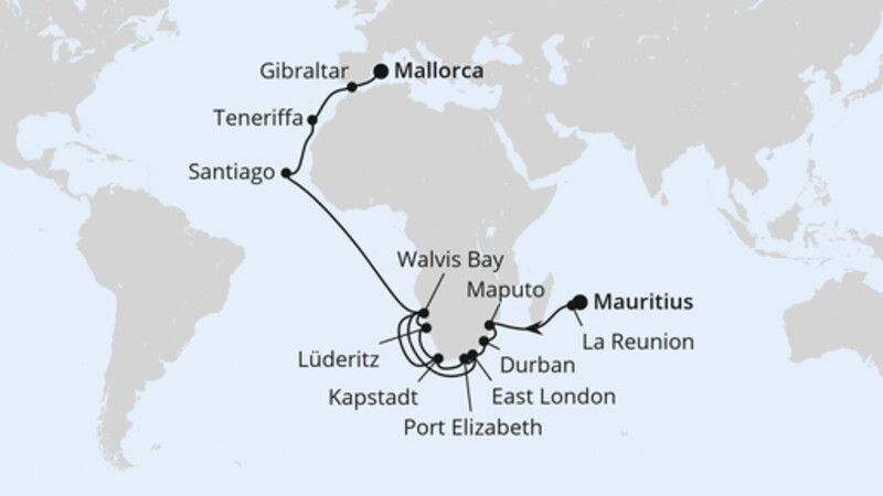 Weltenbummler Südafrika, Namibia & Indischer Ozean Weltenbummler Südafrika, Namibia & Indischer Ozean