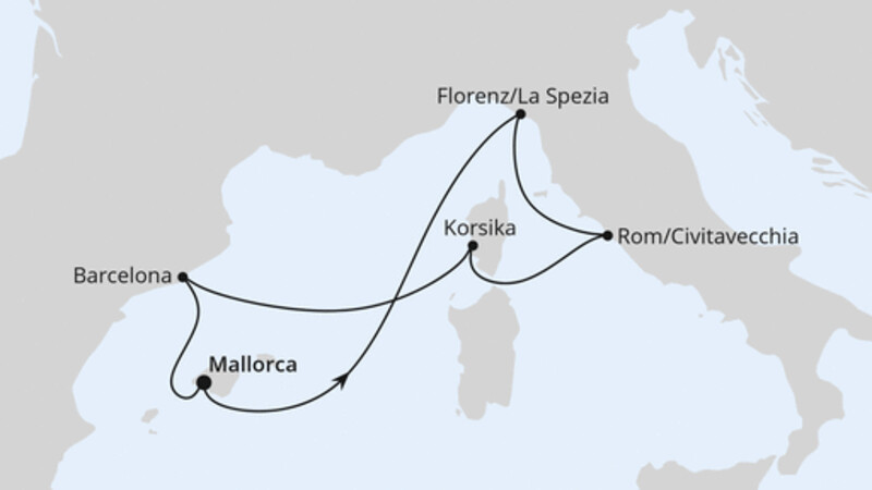 Weihnachtsreise im Mittelmeer ab Mallorca Weihnachtsreise im Mittelmeer ab Mallorca