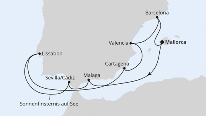 Spanien & Portugal mit Sonnenfinsternis Spanien & Portugal mit Sonnenfinsternis