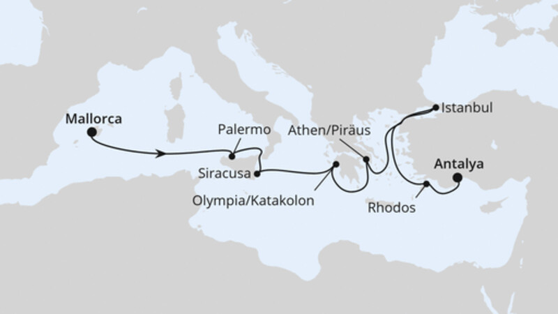 Italien & Griechenland mit Istanbul Italien & Griechenland mit Istanbul