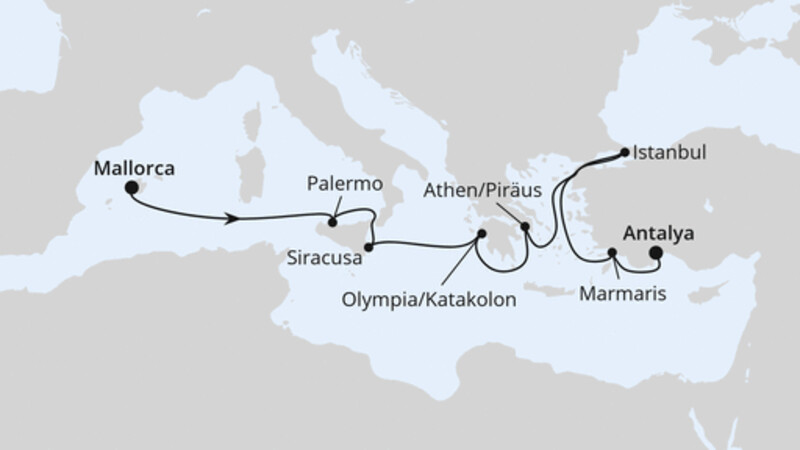 Italien & Griechenland mit Istanbul Italien & Griechenland mit Istanbul