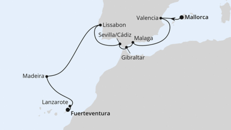 Andalusien, Madeira & Kanaren ab Mallorca 3 Andalusien, Madeira & Kanaren ab Mallorca 3