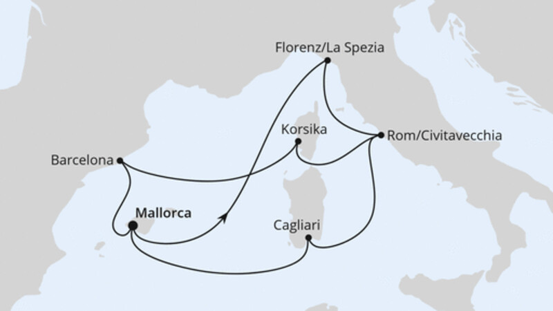 Große Mittelmeerreise ab Mallorca 1