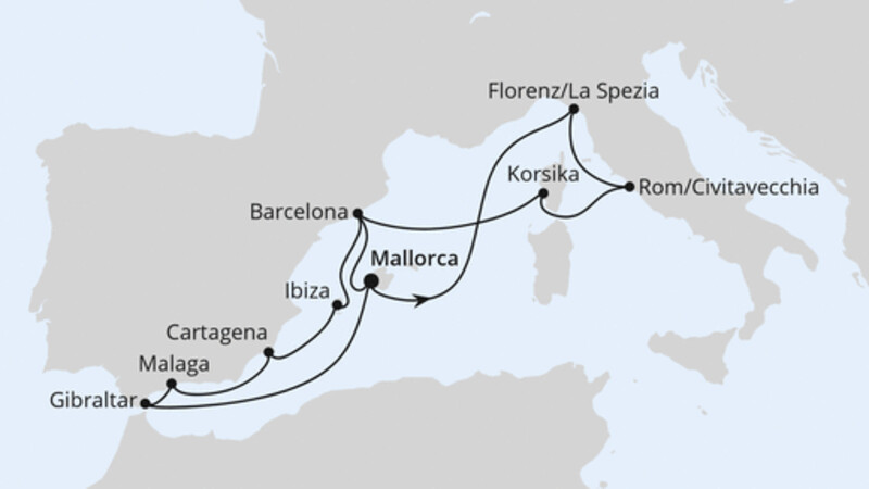 Große Mittelmeerreise ab Mallorca 2