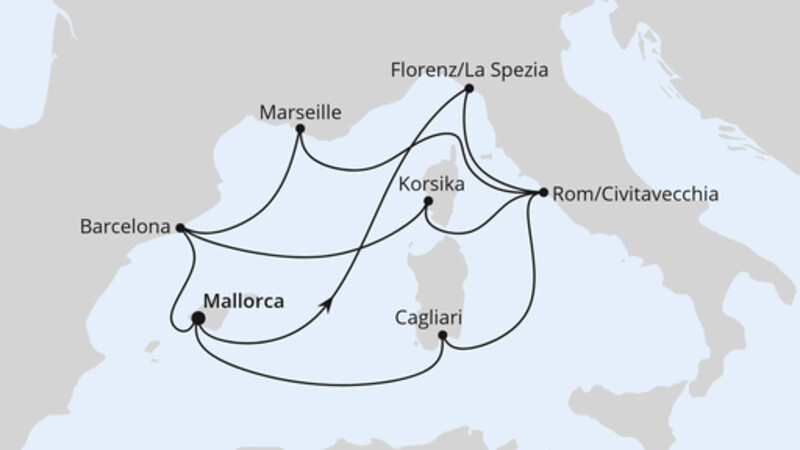 Große Mittelmeerreise ab Mallorca 1