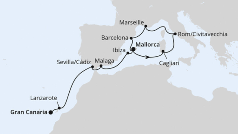 Von Mallorca nach Gran Canaria 1