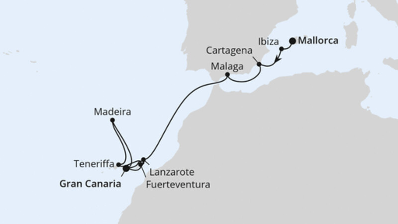 Andalusien, Kanaren & Madeira ab Mallorca 2 Andalusien, Kanaren & Madeira ab Mallorca 2