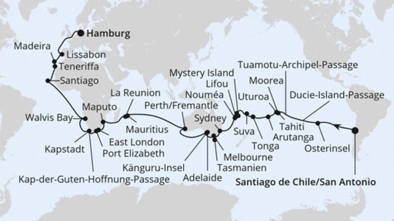 Von San Antonio nach Hamburg Von San Antonio nach Hamburg