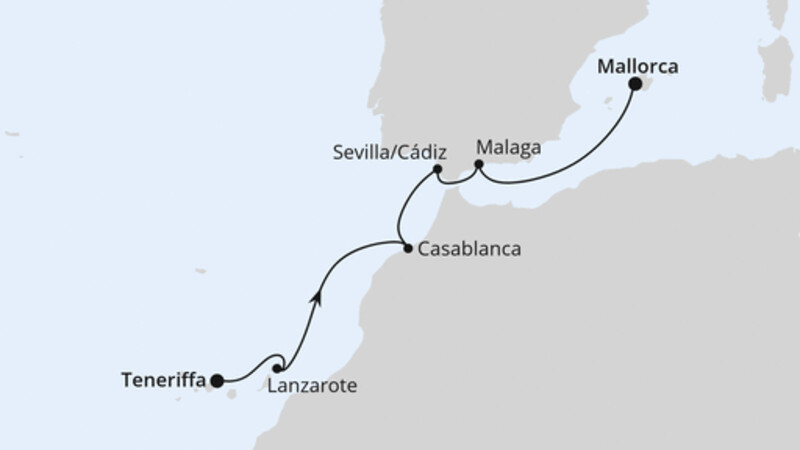 Von Teneriffa nach Mallorca Von Teneriffa nach Mallorca