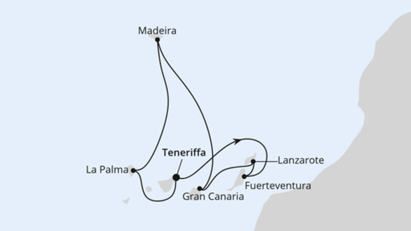Kanaren & Madeira ab Teneriffa Kanaren & Madeira ab Teneriffa