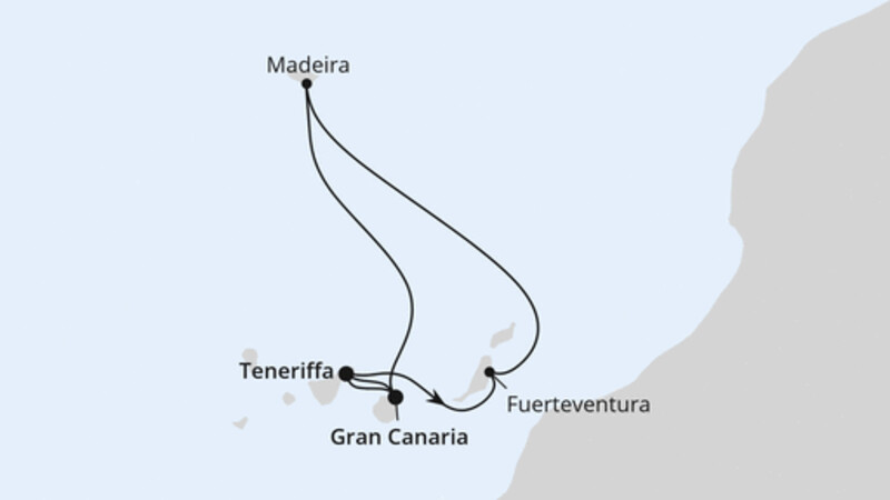 Kanaren & Madeira ab Teneriffa 2 Kanaren & Madeira ab Teneriffa 2