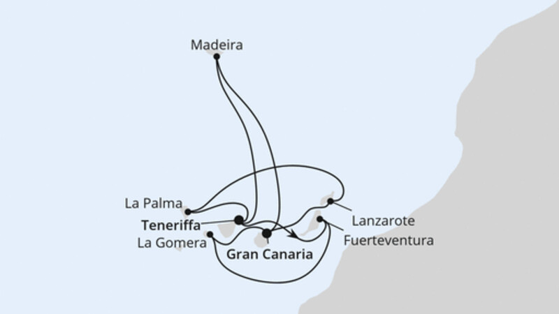Kanarische Inselwelt & Madeira 1