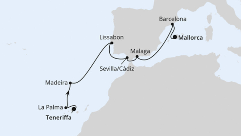 Osterreise Kanaren & Andalusien ab Teneriffa Osterreise Kanaren & Andalusien ab Teneriffa