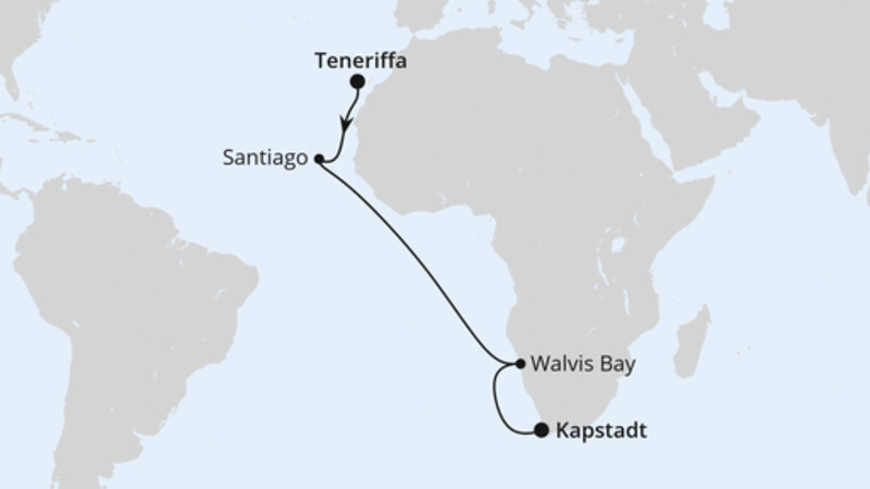 Von Teneriffa über Namibia nach Kapstadt Von Teneriffa über Namibia nach Kapstadt