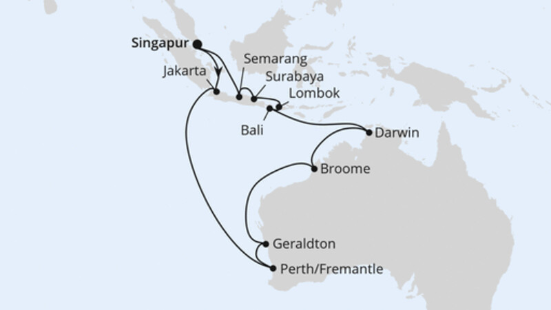Australien, Indonesien & Singapur Australien, Indonesien & Singapur