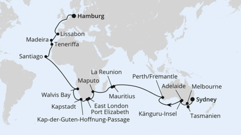 Von Sydney nach Hamburg Von Sydney nach Hamburg