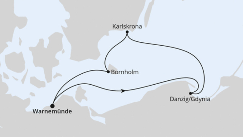 Kurzreise nach Danzig & Bornholm ab Warnemünde Kurzreise nach Danzig & Bornholm ab Warnemünde