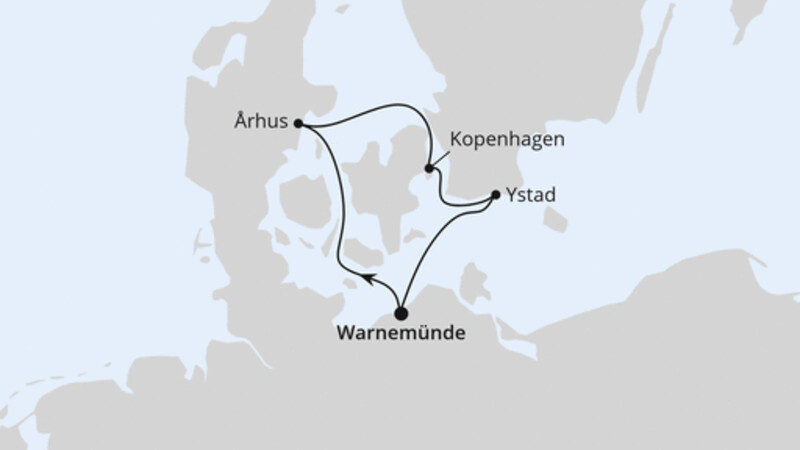 Kurzreise nach Dänemark & Schweden ab Warnemünde Kurzreise nach Dänemark & Schweden ab Warnemünde