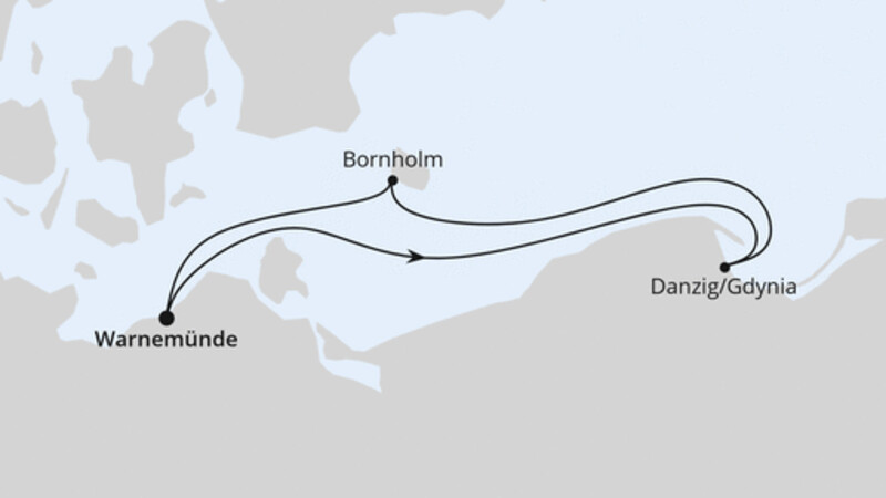 Kurzreise nach Danzig & Bornholm ab Warnemünde Kurzreise nach Danzig & Bornholm ab Warnemünde